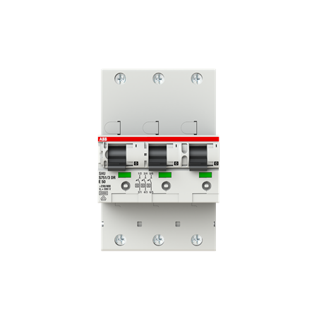 ABB S751/3DR-E63 sel. Hauptleitungsschutzschalter (CCC) E-Char., 25 kA, 63 A, 3x1P