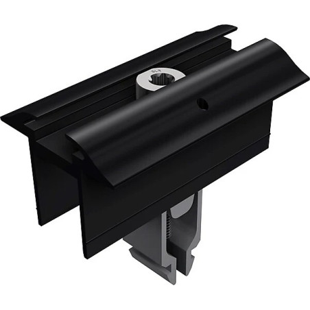 SL Rack Mittelklemme Vario mit Erdung schwarz - 96160-01