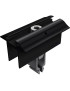 SL Rack Mittelklemme Vario mit Erdung schwarz - 96160-01