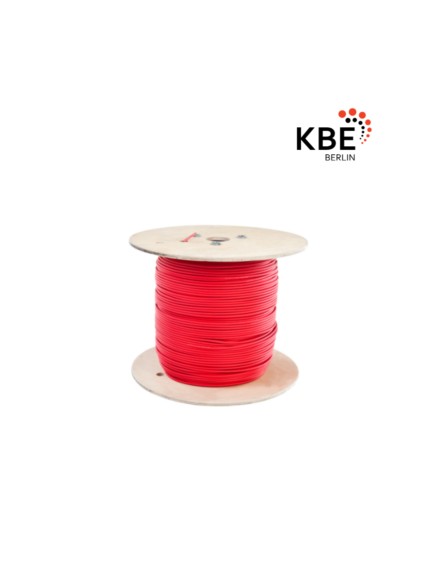 KBE Solarleitung 1x6mm² H1Z2Z2-K Rot 500 M