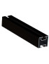 Aluminium Montageprofil 40x40x4800mm Schwarz
