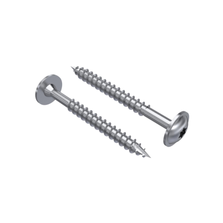 Tellerkopfschraube mit Schabenut Edelstahl A2 8x100mm