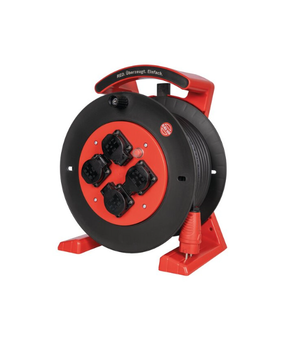 RED TROLL® 2.0 - 25m Kabeltrommel IP54 BGI 608 230V 50Hz