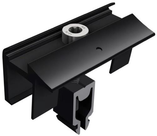 SL Rack Endklemme Vario mit Erdung schwarz - 96162-01