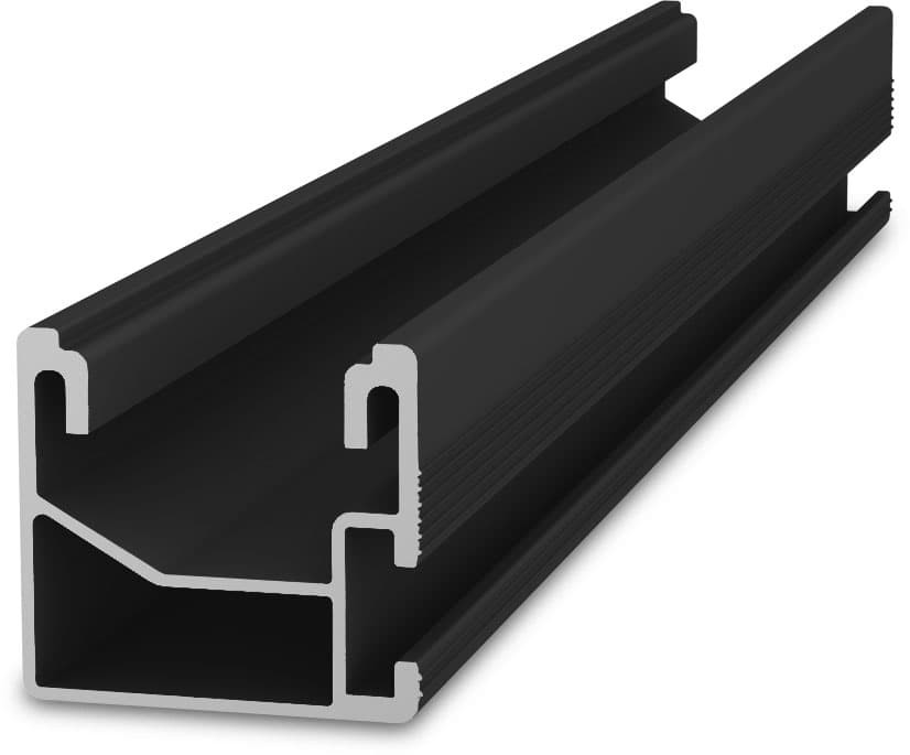 K2 SingleRail 36, 4.80 m Montageschiene Schwarz - 2004396