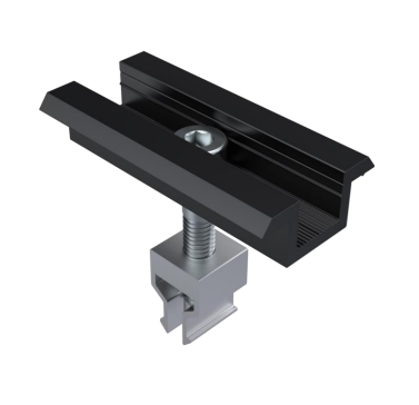 Modulmittelklemme Klick Schwarz 28-34mm