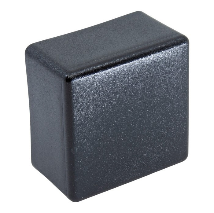 Abdeckkappe PE schwarz 40x40x25mm