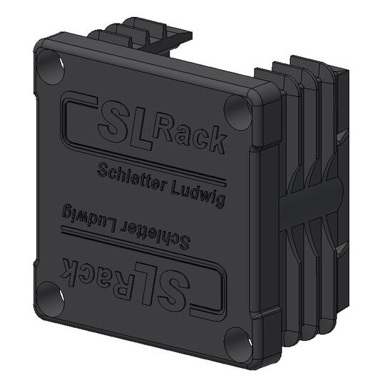 SL Rack RAIL 40 Endkappe schwarz - 94640-05